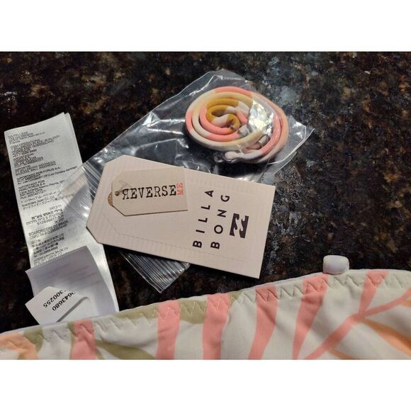 BILLABONG TROPIC JUNGLE SUNNY BANDEAU SZ S/8 NWT - Picture 7 of 9